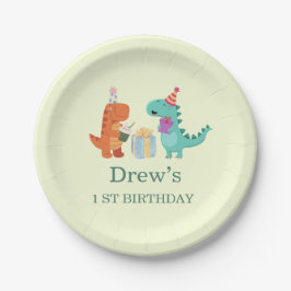 Plato De Papel Placas de papel de fiesta de cumpleaños de los din