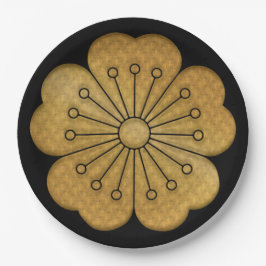 Plato De Papel Placas de papel de fiesta de diseño japonés