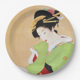 Plato De Papel Placas de papel de fiesta de diseño japonés