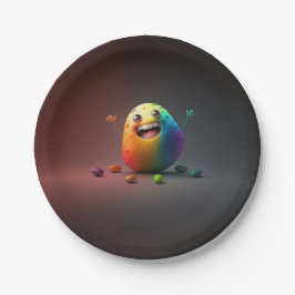 Plato De Papel Placas de papel de Fiesta de papa feliz