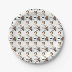 Plato De Papel Placas de papel de fiesta temática de Jane Austen