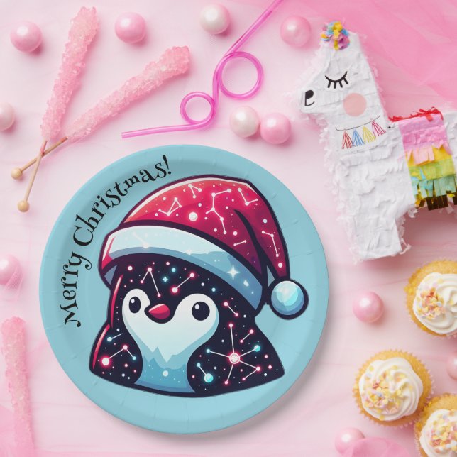 Plato De Papel Placas de papel de galaxia | Decoración Fiesta con (Fiesta)