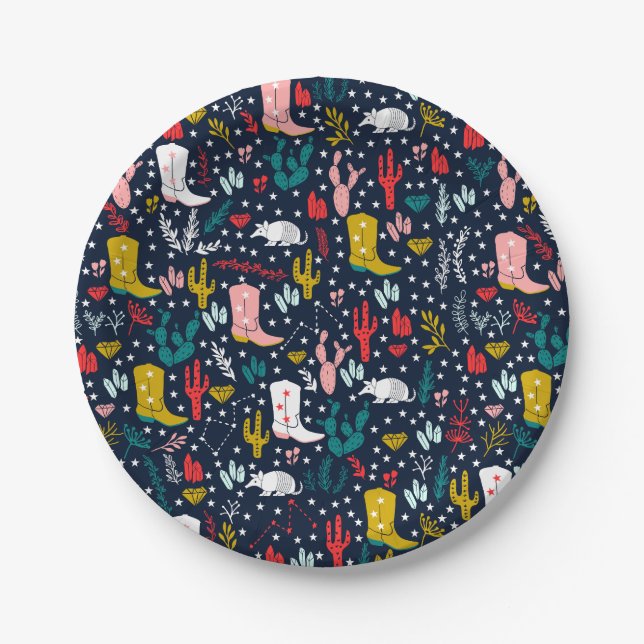 Plato De Papel Placas de papel de gallina occidental (Anverso)