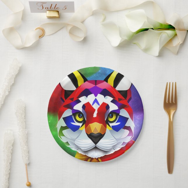 Plato De Papel Placas de papel de gato de Alexander (Boda)
