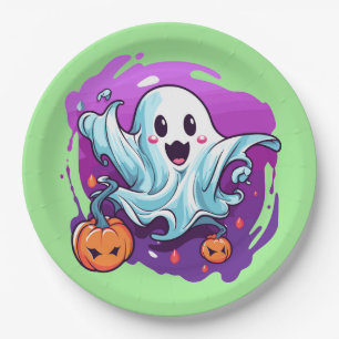 Plato De Papel Placas de papel de Halloween