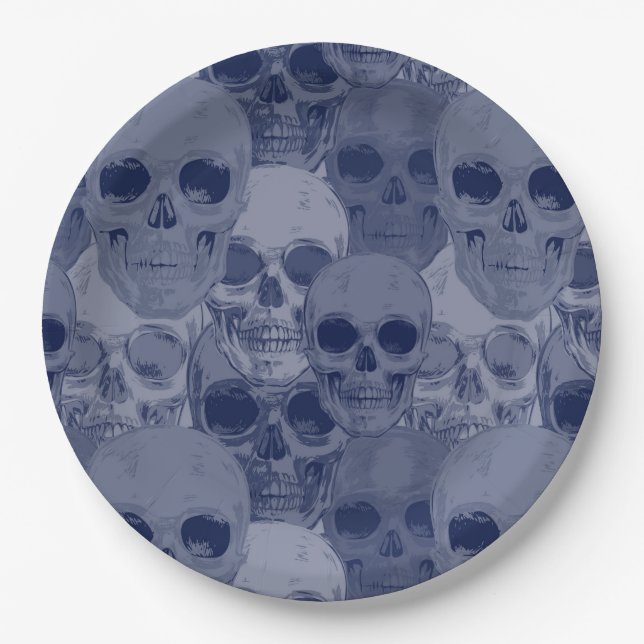 Plato De Papel Placas de papel de Halloween (Anverso)