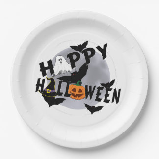 Plato De Papel Placas de papel de Halloween
