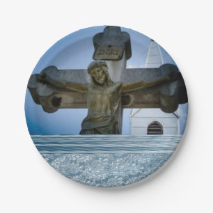 Plato De Papel Placas de papel de Jesucristo
