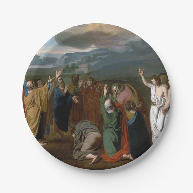 Plato De Papel Placas de papel de Jesucristo (Anverso)