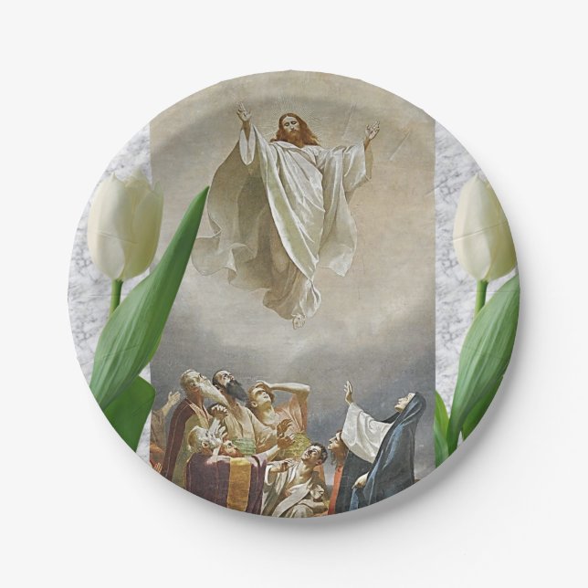 Plato De Papel Placas de papel de Jesucristo (Anverso)