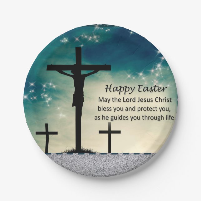 Plato De Papel Placas de papel de Jesucristo (Anverso)