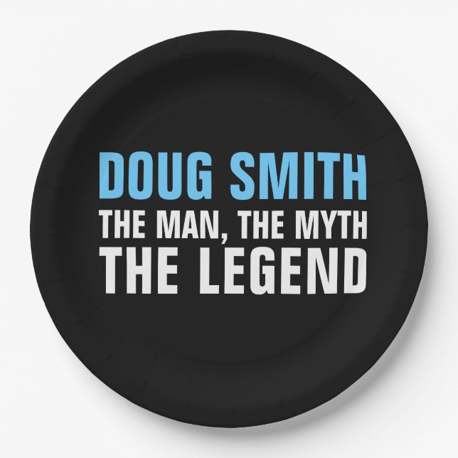 Plato De Papel placas de papel de la fiesta de cumpleaños (Anverso)