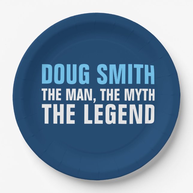 Plato De Papel placas de papel de la fiesta de cumpleaños (Anverso)