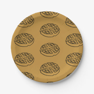 Plato De Papel Placas de papel de la galleta del día de