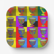 Placas de papel de la Pascua