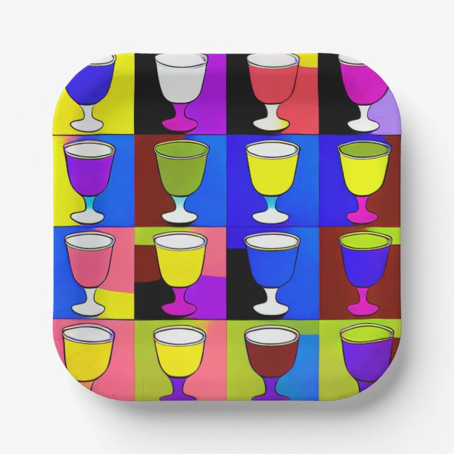 Plato De Papel Placas de papel de la pascua (Anverso)