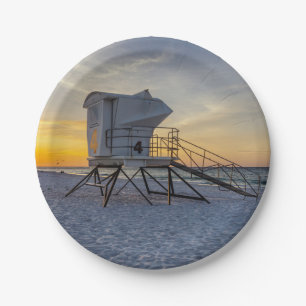 Plato De Papel Placas de papel de la Pensacola Lifeguard Station 