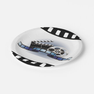 Plato De Papel Placas de papel de la tira de la película