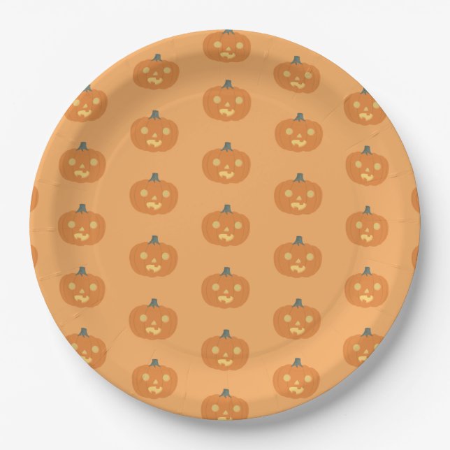 Plato De Papel Placas de papel de Lil Jak Halloween (Anverso)