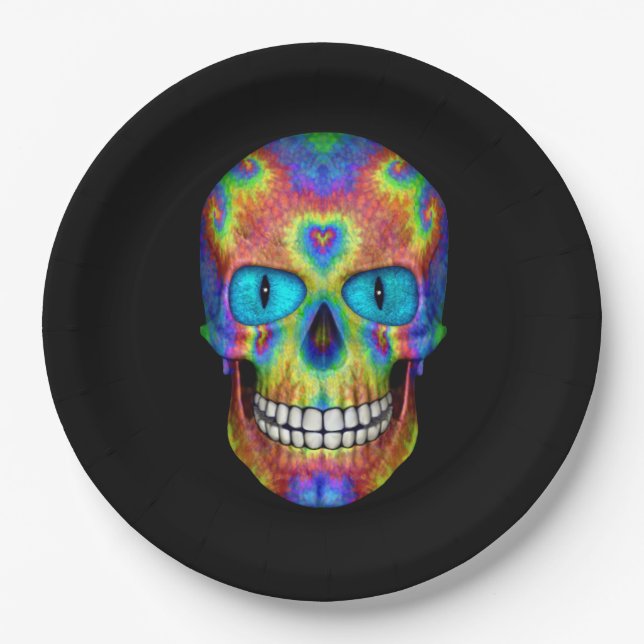 Plato De Papel Placas de papel de los Undead muertos del zombi (Anverso)