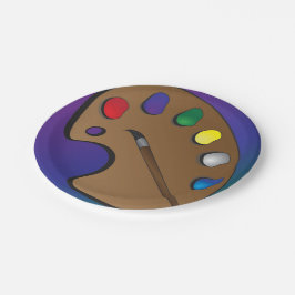 Plato De Papel Placas de papel de paleta de artistas