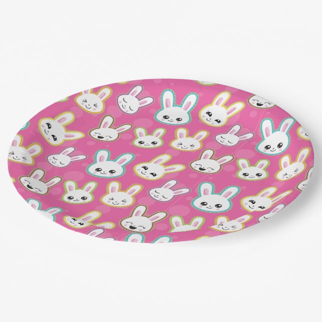 Plato De Papel Placas de papel de Pascua 9" (Angular)