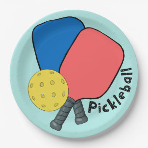 Plato De Papel Placas de papel de pelota por Deb Jeffrey