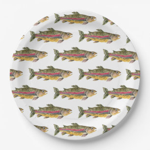 Plato De Papel Placas de papel de pescado