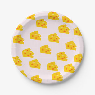 Plato De Papel Placas de papel de queso liso