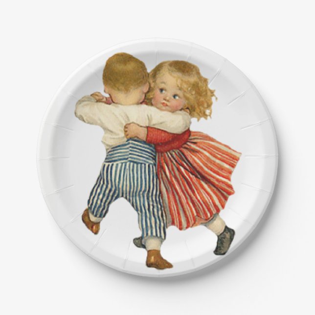 Plato De Papel Placas de papel de San Valentín (Anverso)