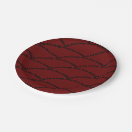 Plato De Papel Placas de papel de St Fu Lang