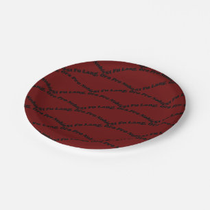 Plato De Papel Placas de papel de St Fu Lang