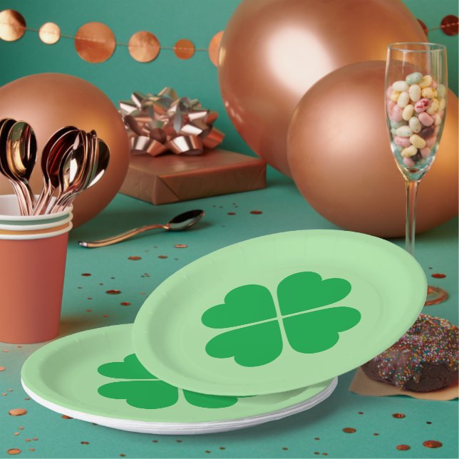 Plato De Papel Placas de papel de St. Patricks (Multi)
