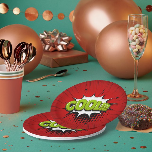 Plato De Papel Placas de papel de texto de historietas de Guay (Subido por el creador)