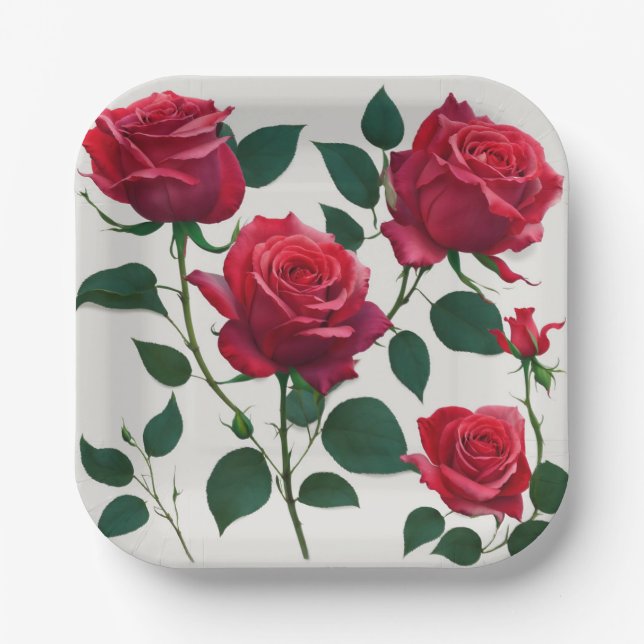 Plato De Papel 🎉 Placas de papel de tiempo Fiesta - Vibrante y d (Anverso)