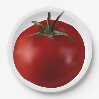 Plato De Papel Placas de papel de tomate para decorar