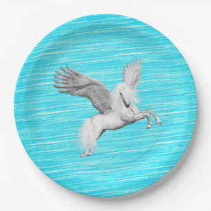 Plato De Papel Placas de papel de unicornio