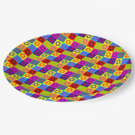 Plato De Papel Placas de papel de vacaciones judías - Suministros