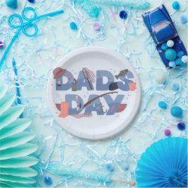 Plato De Papel Placas de papel del día del padre