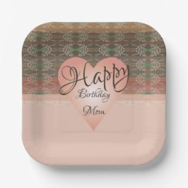 Plato De Papel Placas de papel del Diseñador cuadrado