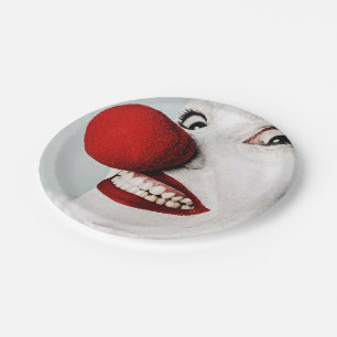 Plato De Papel Placas de papel del payaso