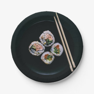 Plato De Papel Placas de papel del sushi