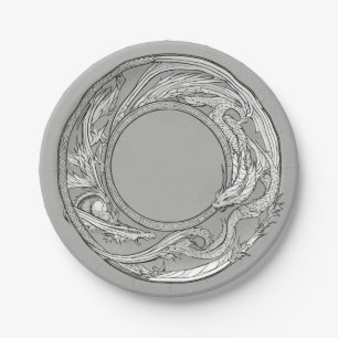 Plato De Papel Placas de papel desechables elegantes