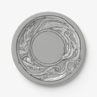 Plato De Papel Placas de papel desechables elegantes