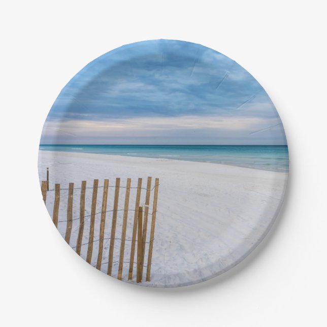 Plato De Papel Placas de papel Destin Florida (Anverso)