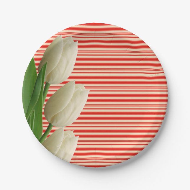 Plato De Papel Placas de papel Día de la Madre (Anverso)