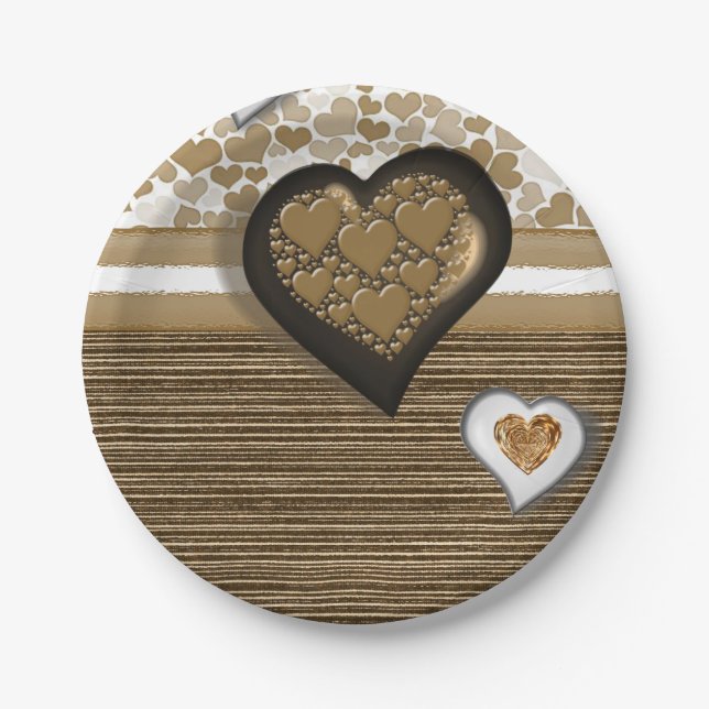 Plato De Papel Placas de papel Día de la Madre (Anverso)