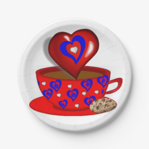 Plato De Papel Placas de papel Día de la Madre