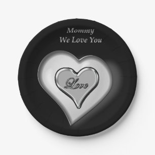 Plato De Papel Placas de papel Día de la Madre