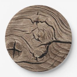 Plato De Papel Placas de papel disponibles envejecidas rústicas